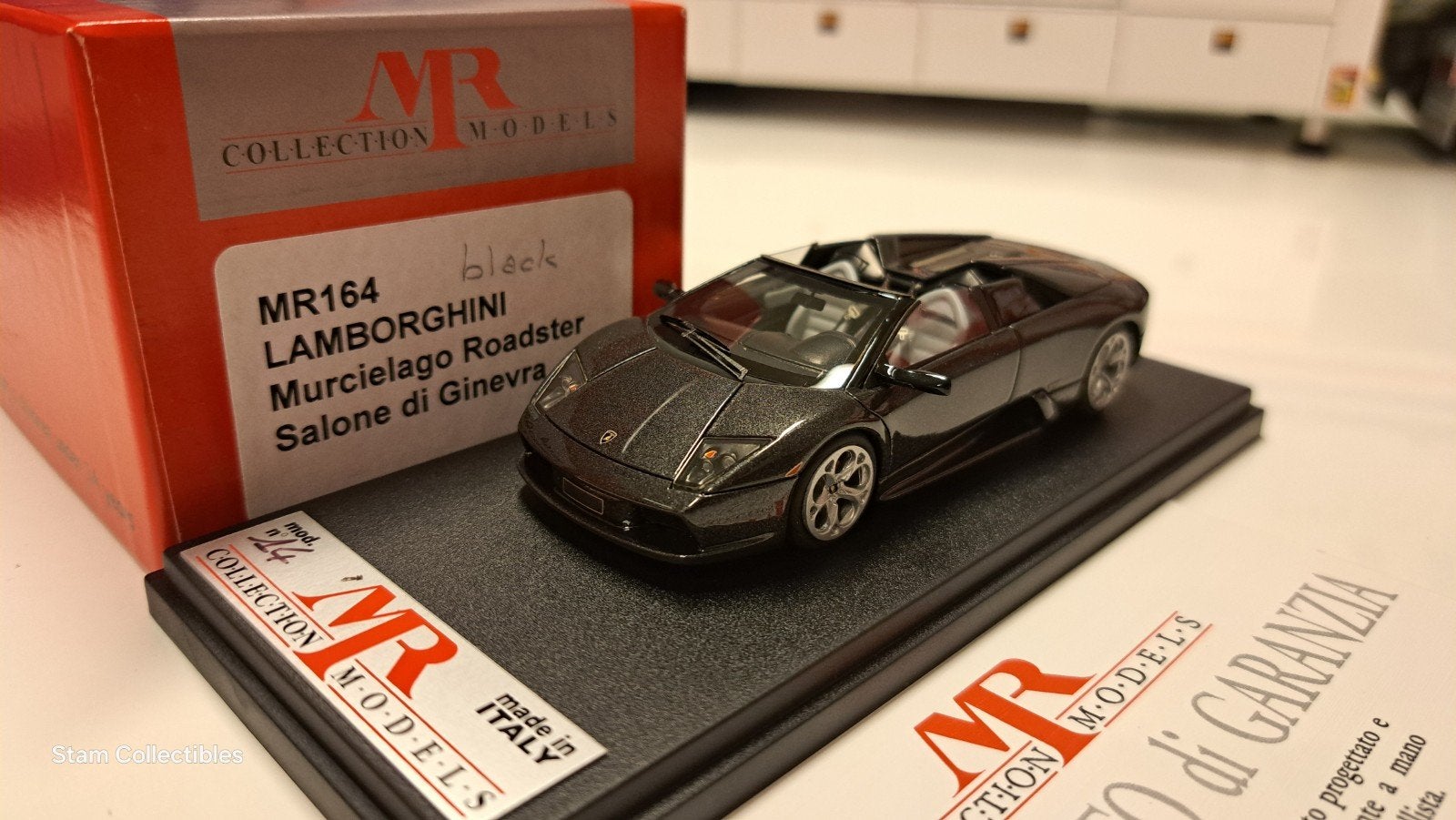 MR Collection MR164 Lamborghini Murcielago Roadster Genève, Overige merken, Auto, Ophalen of Verzenden, Zo goed als nieuw