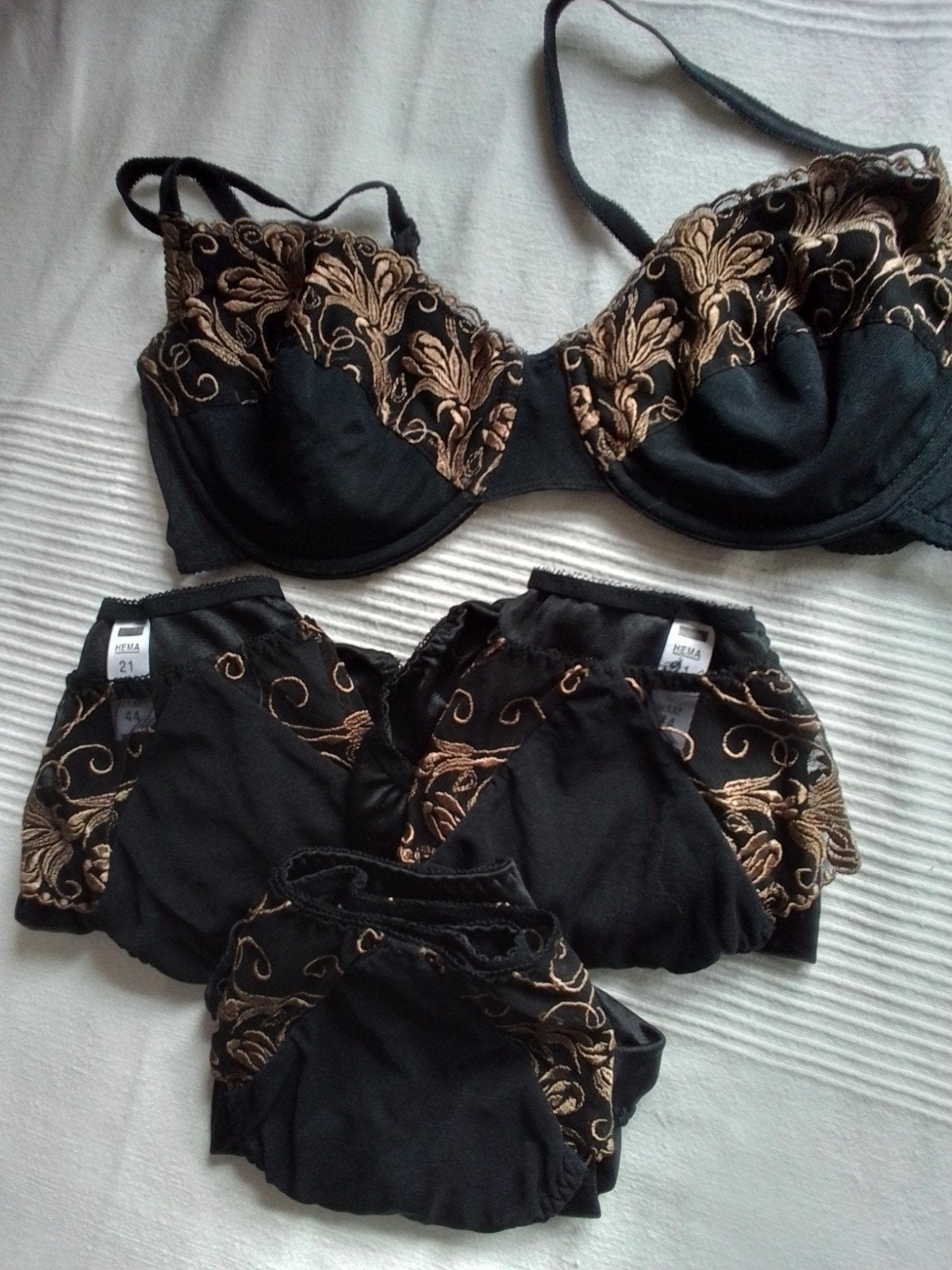 lingerie set, Ophalen of Verzenden, Zwart, Setje