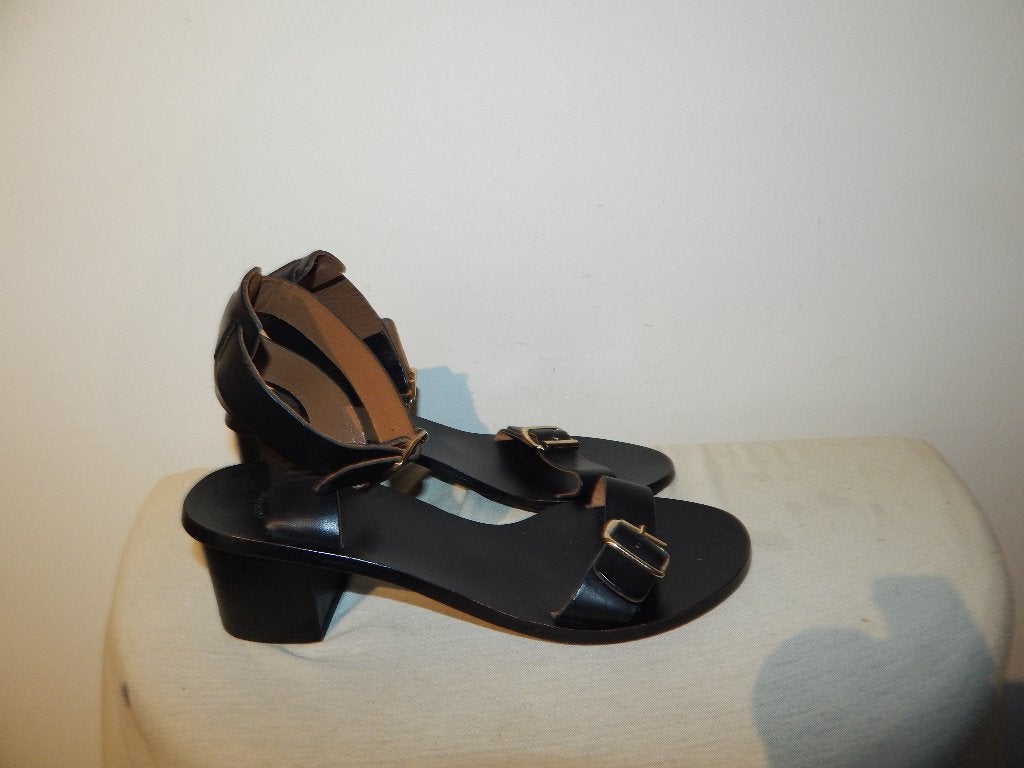A.T.P sandalen leer bandjes band enkel Nieuw mt 38