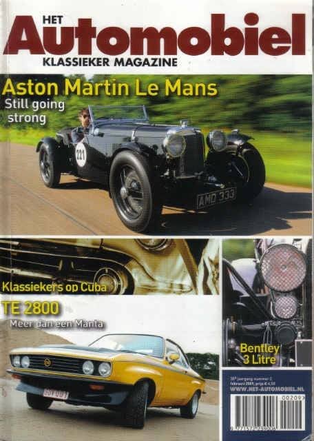 Automobiel 2 2009: Opel Manta TE 2800 - Aston Martin Le Mans, Ophalen of Verzenden, Gelezen, Algemeen
