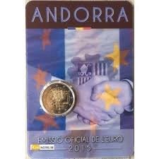 2 Euro Andorra 2015  - Douane Unie - BU Blister, Verzenden, Overige landen, 2 euro, Losse munt