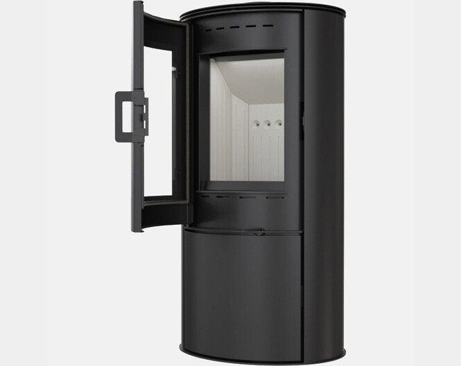 Stalen Houtkachel | Kratki Koza AB (8 kW), Niet ingevuld, Niet ingevuld, Ophalen of Verzenden, Vrijstaand
