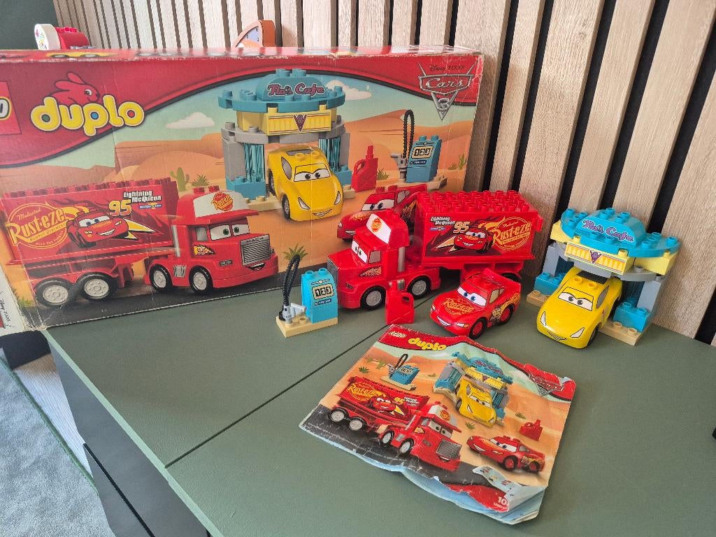 Duplo 10846 cars, Kinderen en Baby's, Speelgoed | Duplo en Lego, Ophalen of Verzenden, Zo goed als nieuw, Complete set, Duplo