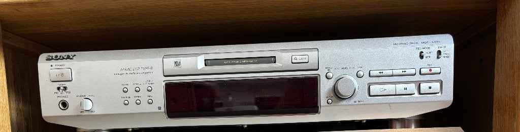 Sony minidisc deck MDS-JE530, Ophalen of Verzenden, Minidisc-speler