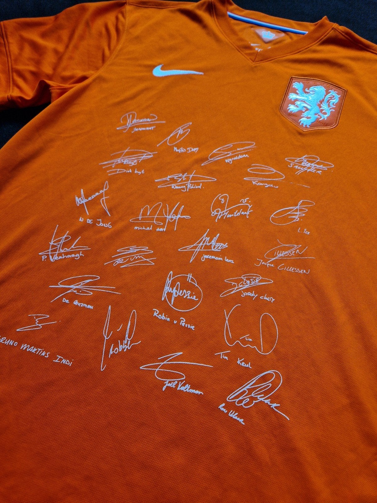 Nederlands elftal shirt 2014 Oranje KNVB thuisshirt, Kleding | Heren, Maat 52/54 (L), Nike, Oranje, Ophalen of Verzenden