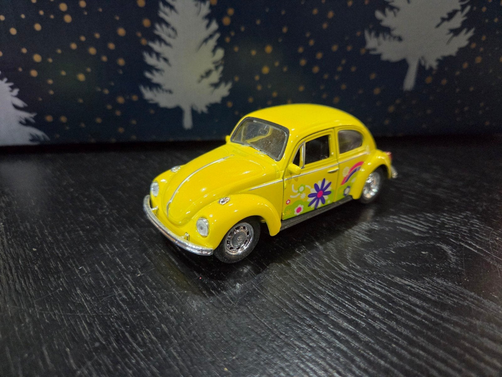 Vw Kever Flower Power Welly Nex, Ophalen of Verzenden, Zo goed als nieuw, Auto, Overige merken