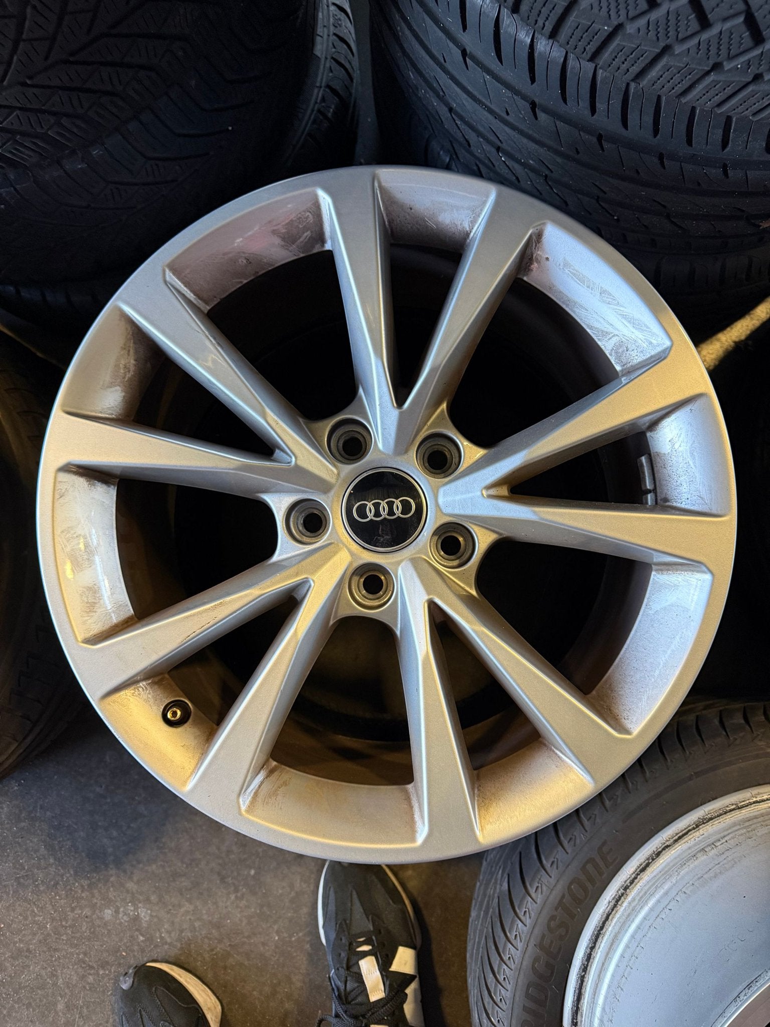 Originele 17 inch Audi A3 S3 8Y 8V TT A4 S4 B6 B7 velgen, Auto-onderdelen, Gebruikt, -, -, Banden en Velgen