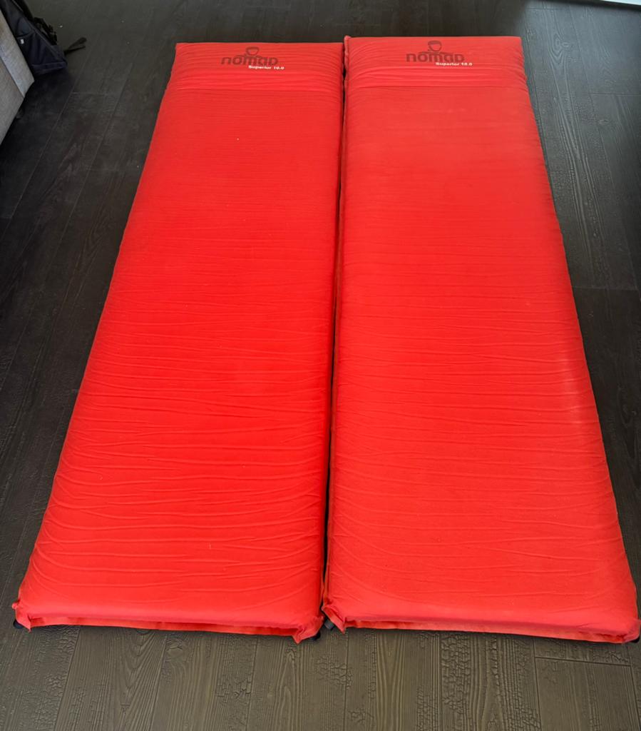 Nomad Superior 10.0 slaapmatten (2 stuks), Ophalen, Zo goed als nieuw, 1-persoons
