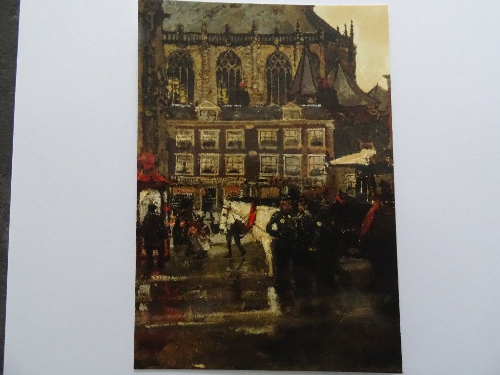 George Hendrik Breitner (1857-1923) / De Dam - Amsterdam, Ophalen of Verzenden, 1920 tot 1940, Ongelopen, Sterren en Beroemdheden