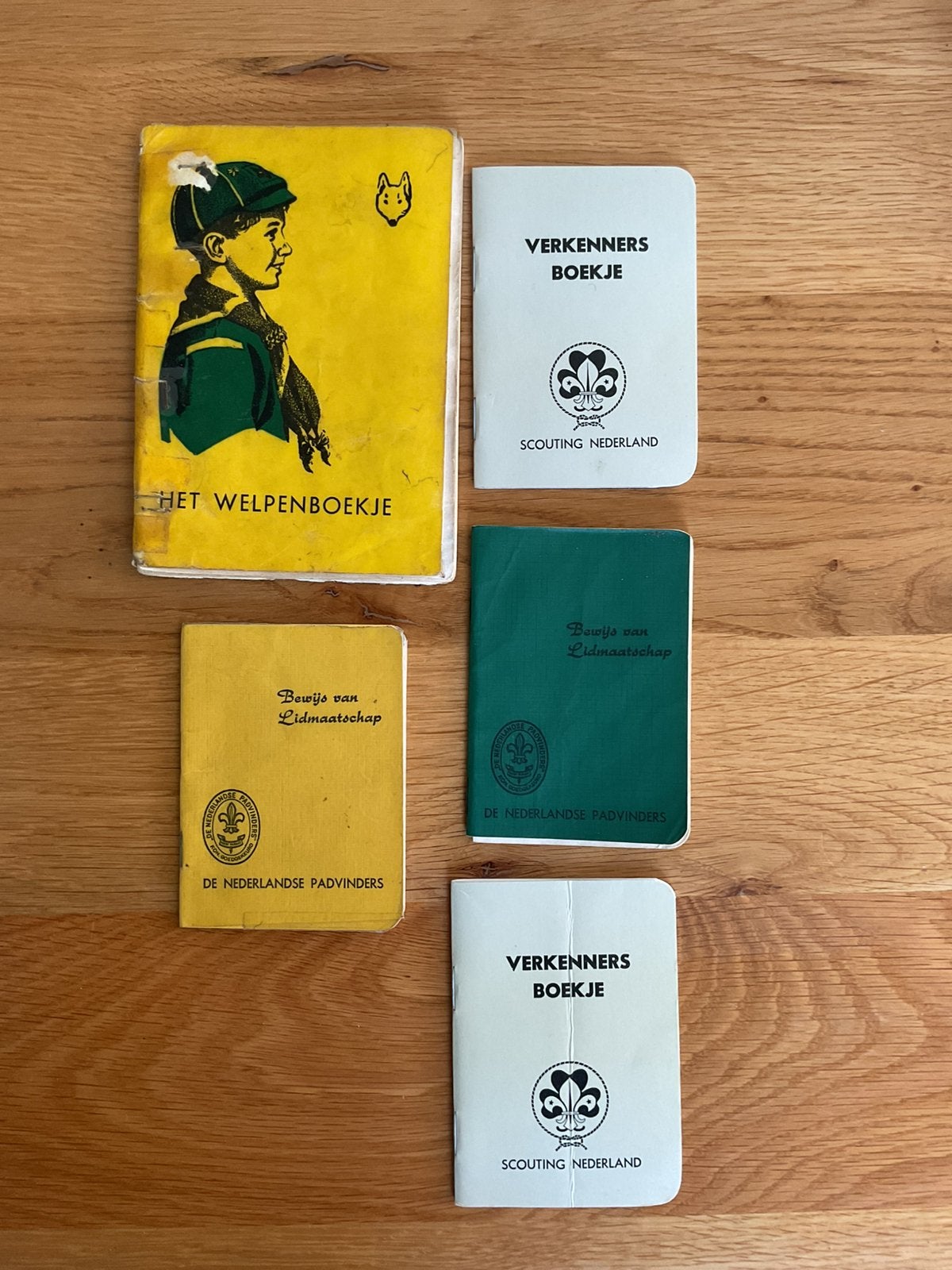 Oude welpen en verkennerboekjes, Ophalen of Verzenden, Zo goed als nieuw
