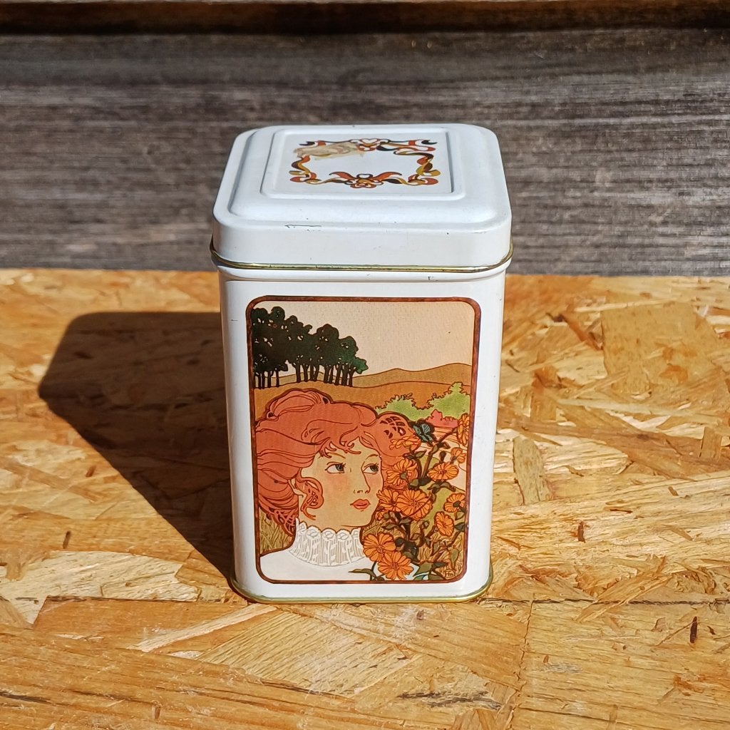 Blikje caramelstaafjes Jamin, Verzamelen, Blikken, Ophalen of Verzenden, Gebruikt, Overige, Overige merken