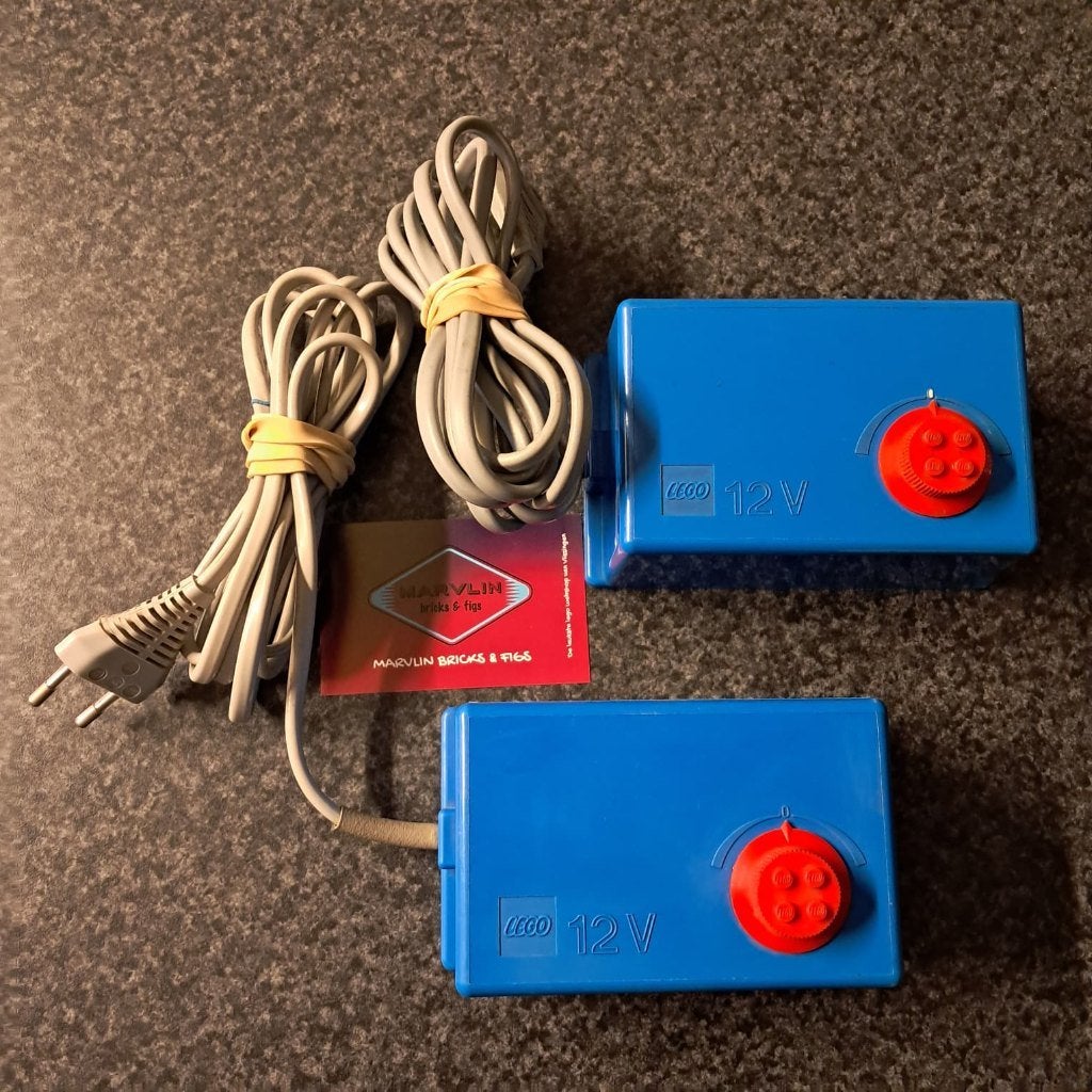 LEGO 12V Transformators (220V) 2x, Gebruikt, Overige thema's, Lego, Overige typen