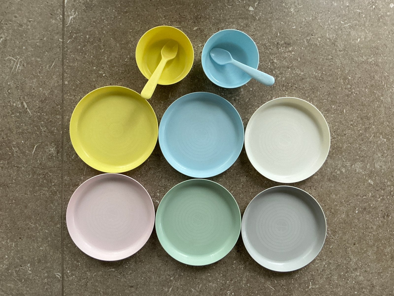 IKEA KALAS kinderservies-set van kunststof (KWF), Huis en Inrichting, Ophalen of Verzenden, Gebruikt, Overige materialen, Overige stijlen