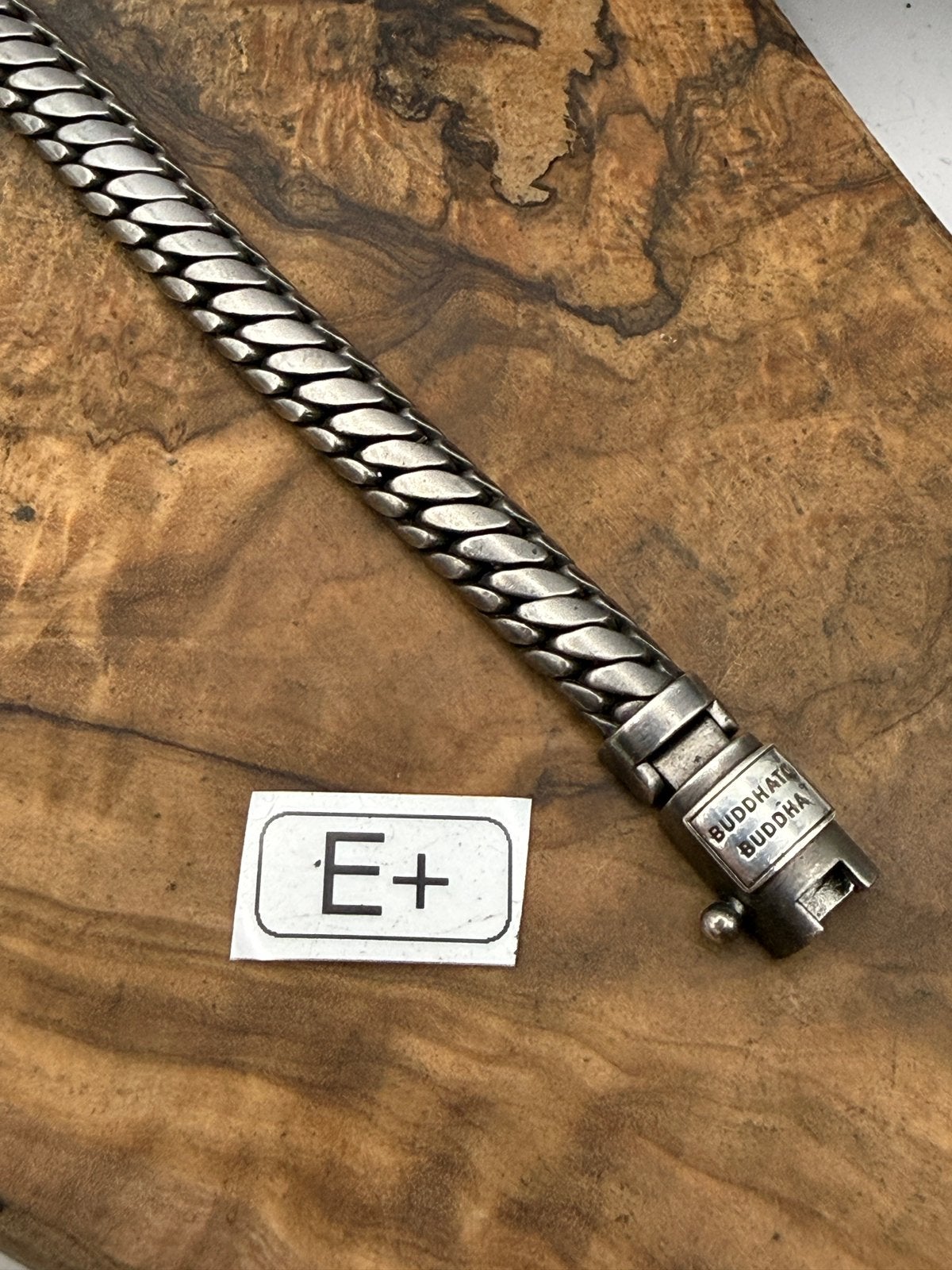 “BEN XS BLACK RHODIUM SHINE” buddha to buddha 21cm• Maat: E+, Sieraden, Tassen en Uiterlijk, Ophalen of Verzenden, Zo goed als nieuw
