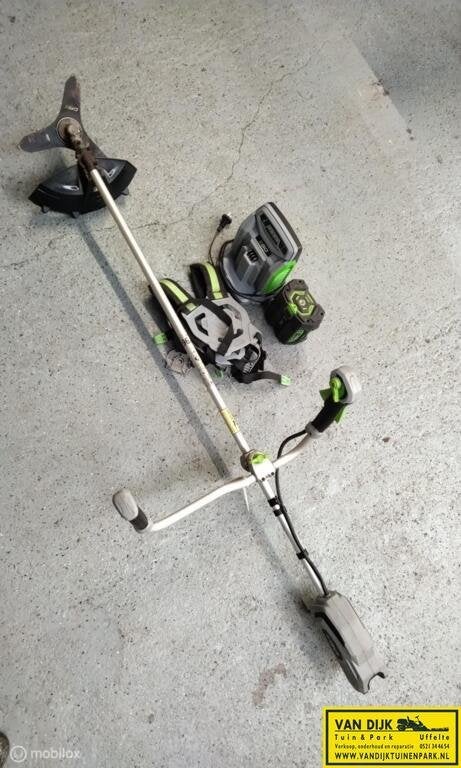 Ego BC3800E bosmaaier set inclusief accu en lader, Ophalen, Gebruikt