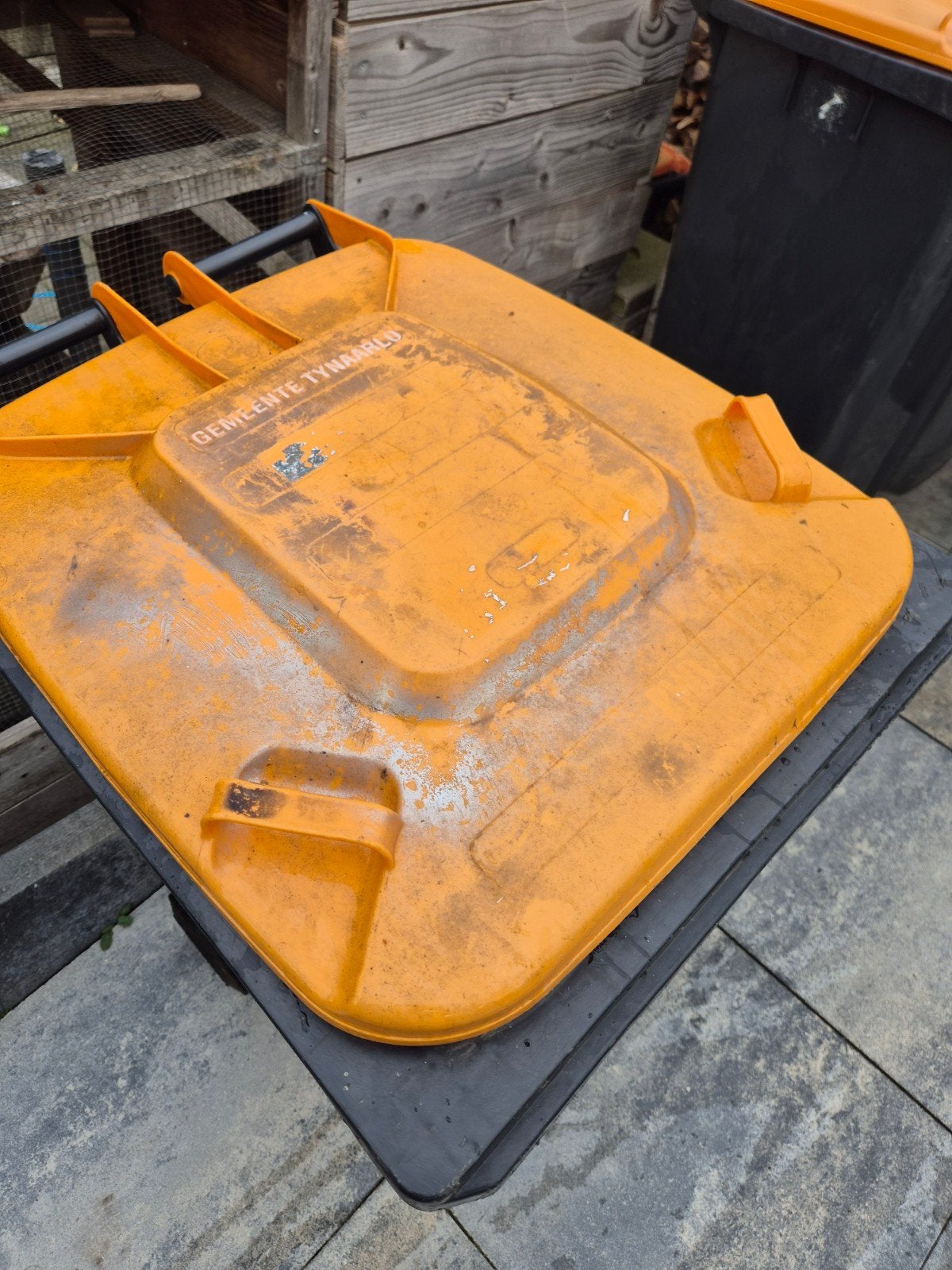 container 240liter, afvalbak, kliko, Ophalen, Gebruikt