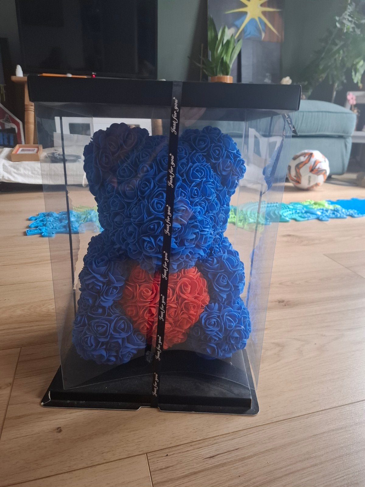 Rozenbeer Blauw met Rood Hart n, Ophalen, Nieuw