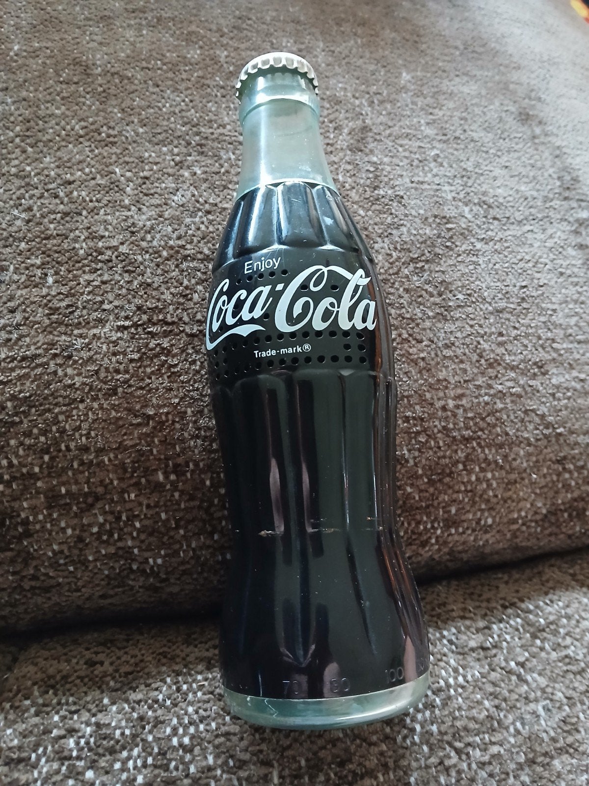 vintage jaren 70 80 coca cola radio fles retro, Ophalen of Verzenden, Gebruikt, Gebruiksvoorwerp