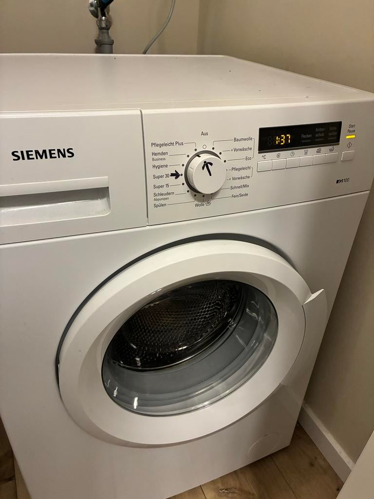 Siemens wasmachine met garantie WM14B2G0/04 - 1400 toeren, Gebruikt, Ophalen of Verzenden, Voorlader, Kort programma