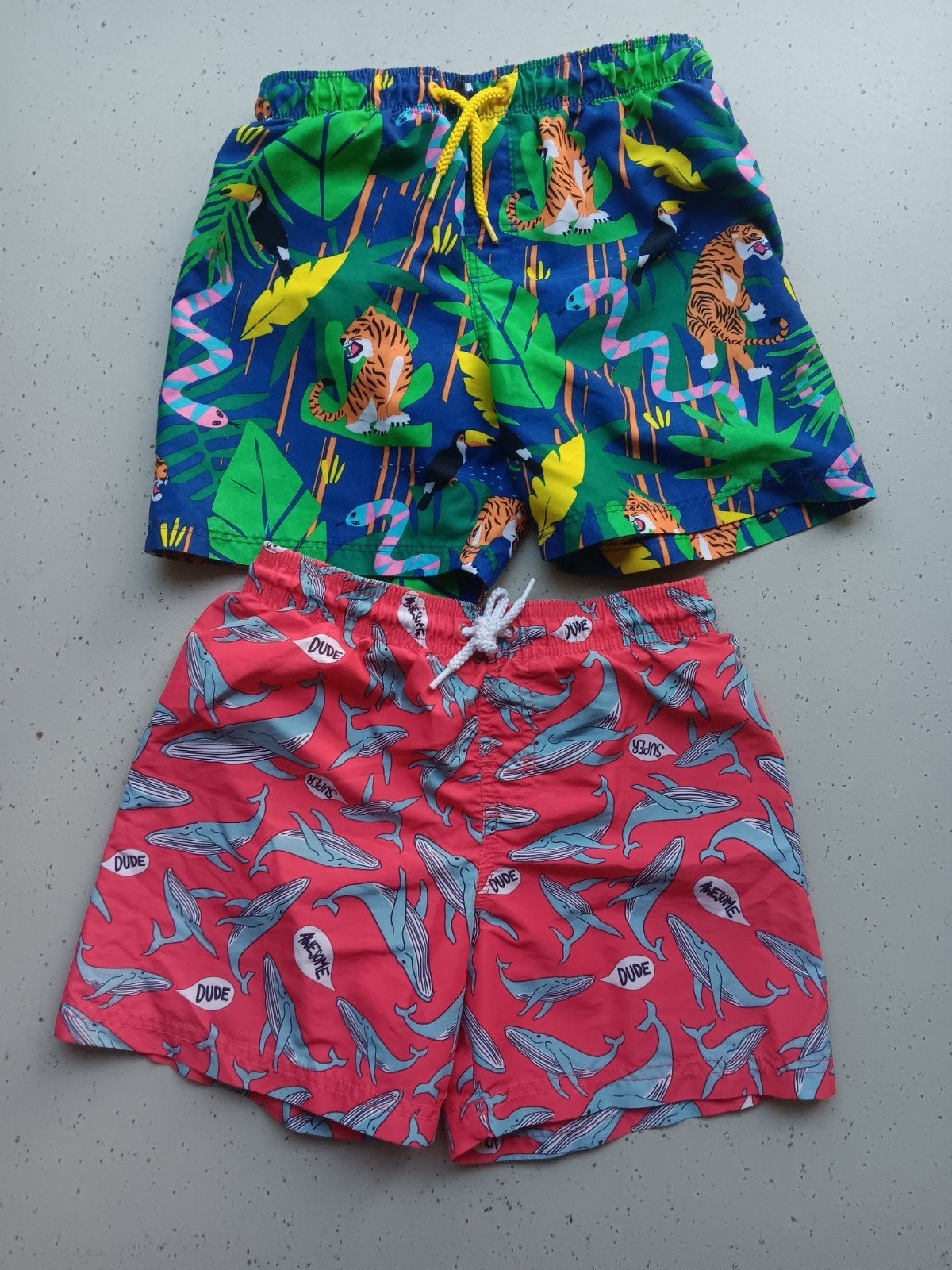 2x H&M zwembroek 122/128, Gebruikt, H&M, Sport- of Zwemkleding, Ophalen of Verzenden
