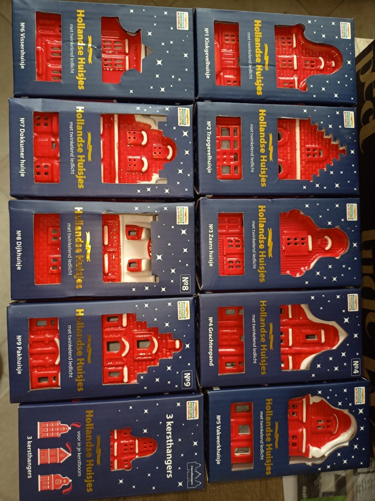 Hollandse Huisjes met twinkelend ledlicht - Complete set, Ophalen of Verzenden, Nieuw