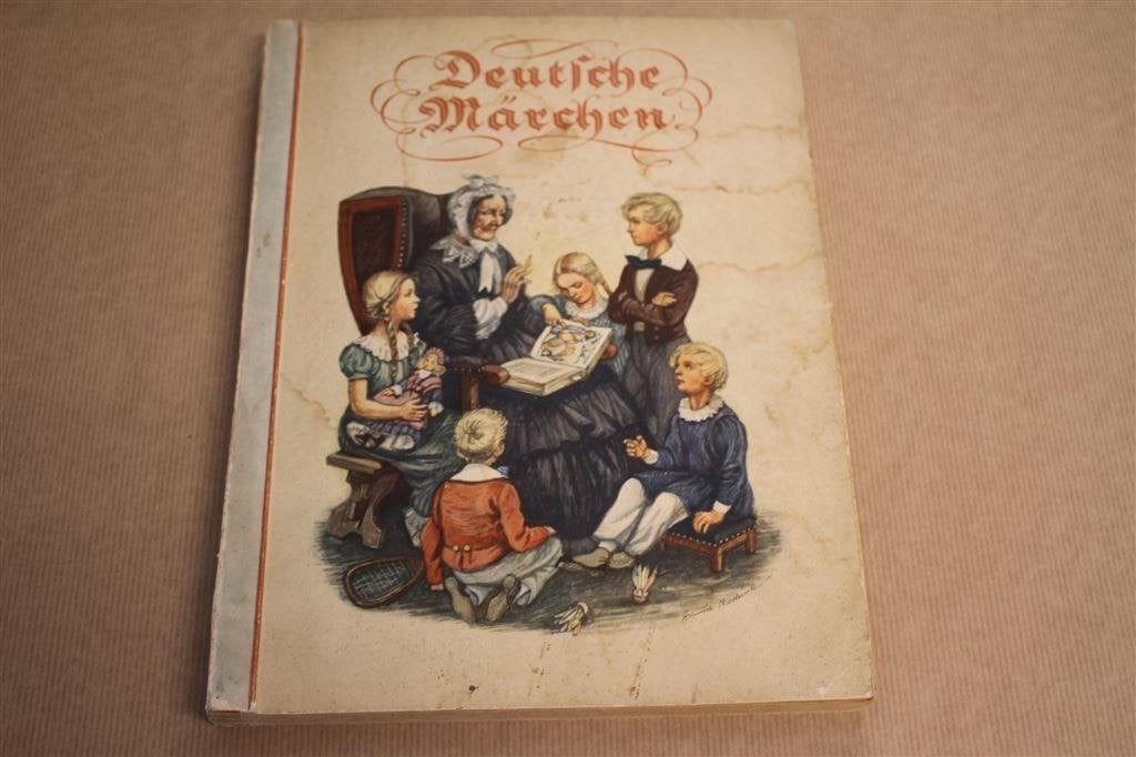 Plaatjesalbum - Deutsche Märchen - 1939 !!, Boeken, Prentenboeken en Plaatjesalbums, Ophalen of Verzenden, Gelezen