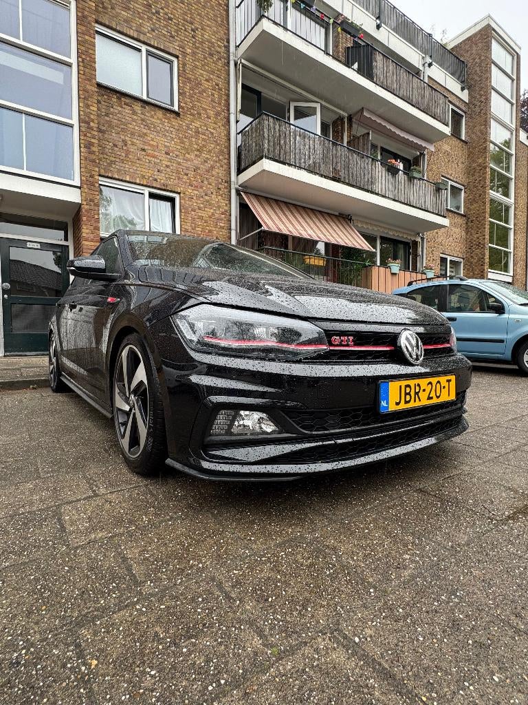 Volkswagen Polo GTI 2.0 HANDGESCHAKELD, H&R onderstel 2019, Voorwielaandrijving, 4 cilinders, 1984 cc, Zwart