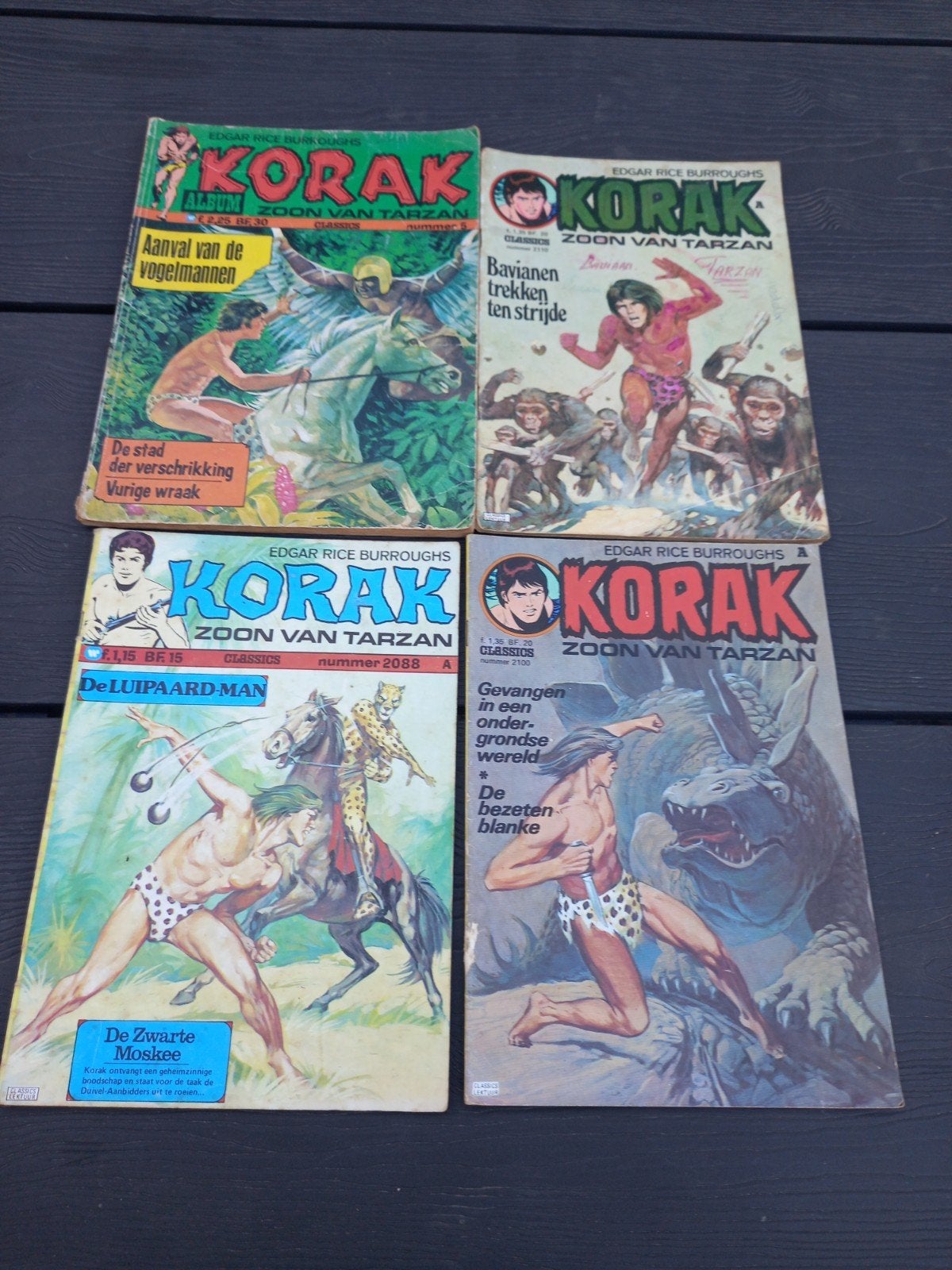 korak de zoon van tarzan classics, Europa, Ophalen of Verzenden, Edgar Rice Burroughs, Gelezen