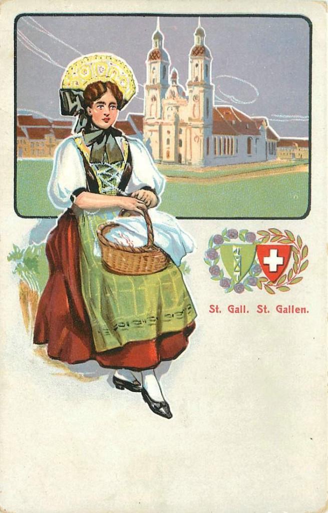 381-219-011 St. Gall, Verzenden, Voor 1920, Overig Europa