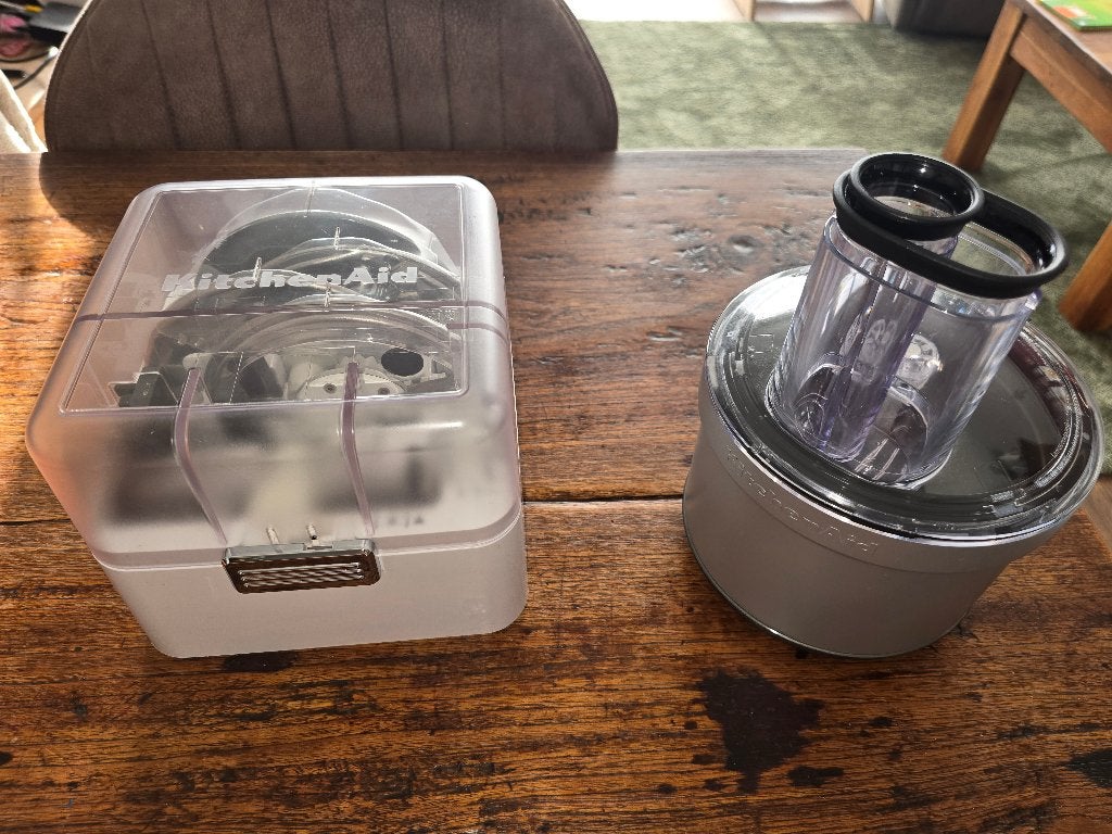 Kitchenaid Foodprocessor snijset, 2 tot 3 liter, Ophalen, Zo goed als nieuw, 3 snelheden of meer