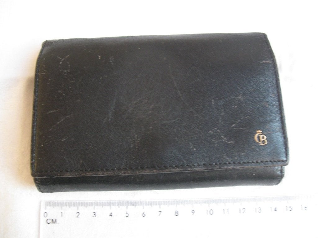 CASTELIJN & BEERENS zwart leren portemonnee goede staat, Sieraden, Tassen en Uiterlijk, Portemonnees, Ophalen of Verzenden, Gebruikt