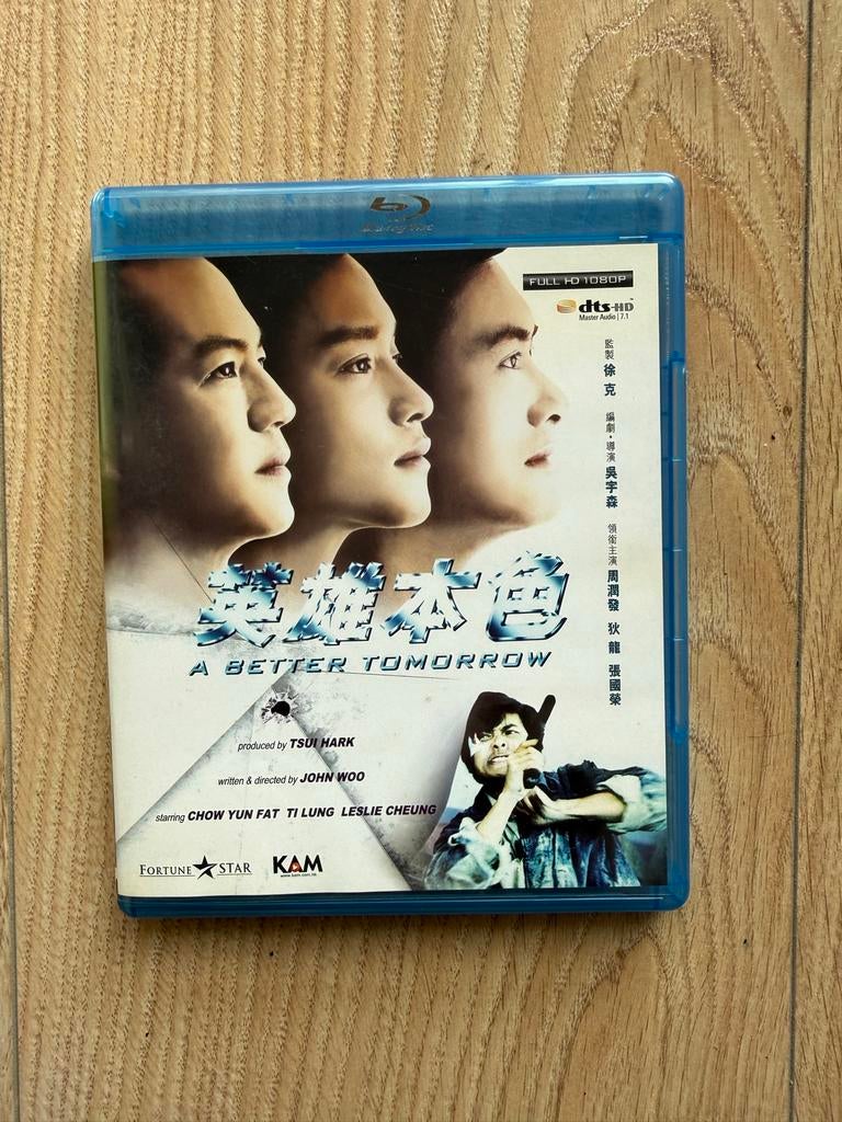 A Better Tomorrow (Regio A Blu-ray) John Woo Tsui Hark, Ophalen of Verzenden, Zo goed als nieuw, Actie