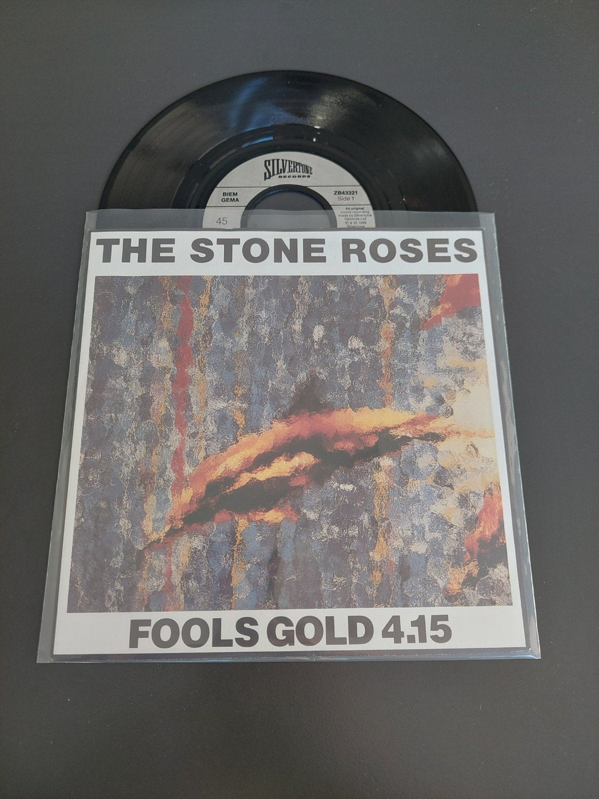 the stone roses fools gold 4.15, Ophalen of Verzenden, Gebruikt, 7 inch