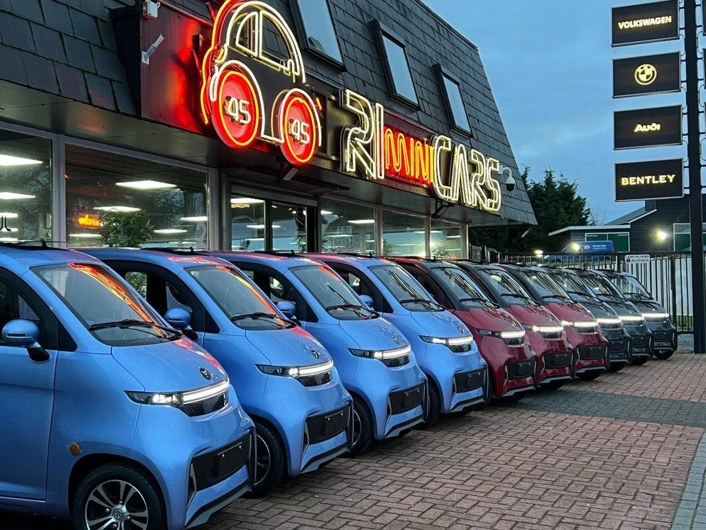 IVA Citycar Brommobiel | Rijbewijsvrij | Nieuw | Elektrisch, Overige merken, Gebruikt, R
r  r, Info@riminicars.nl
