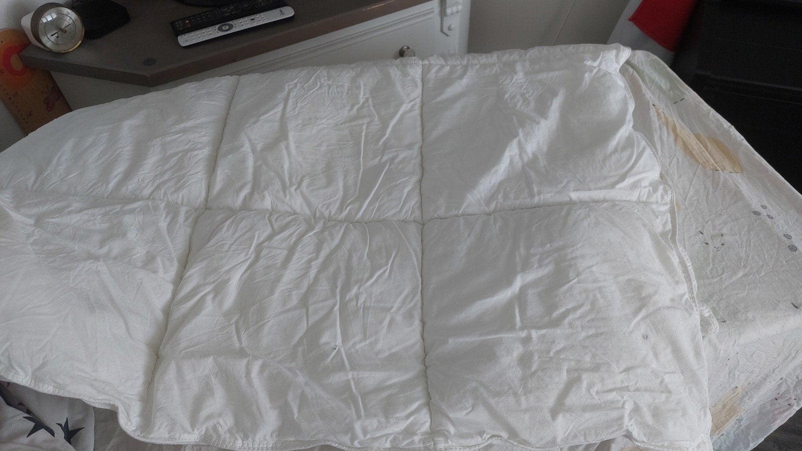 Comfortabel peuterdekbed - Ideaal voor een goede nachtrust, Ophalen, Gebruikt, Jongetje of Meisje, Wit