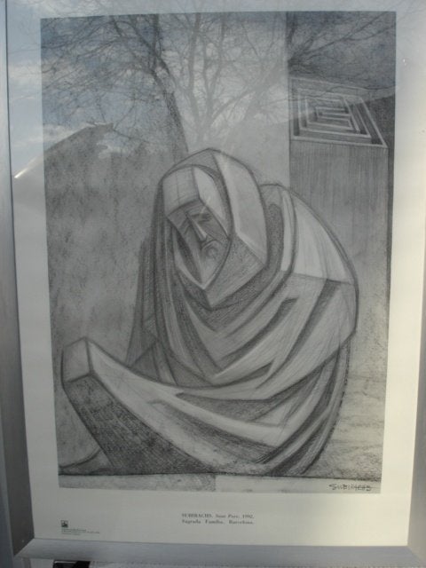 Art print poster Josep Maria Subirachs
