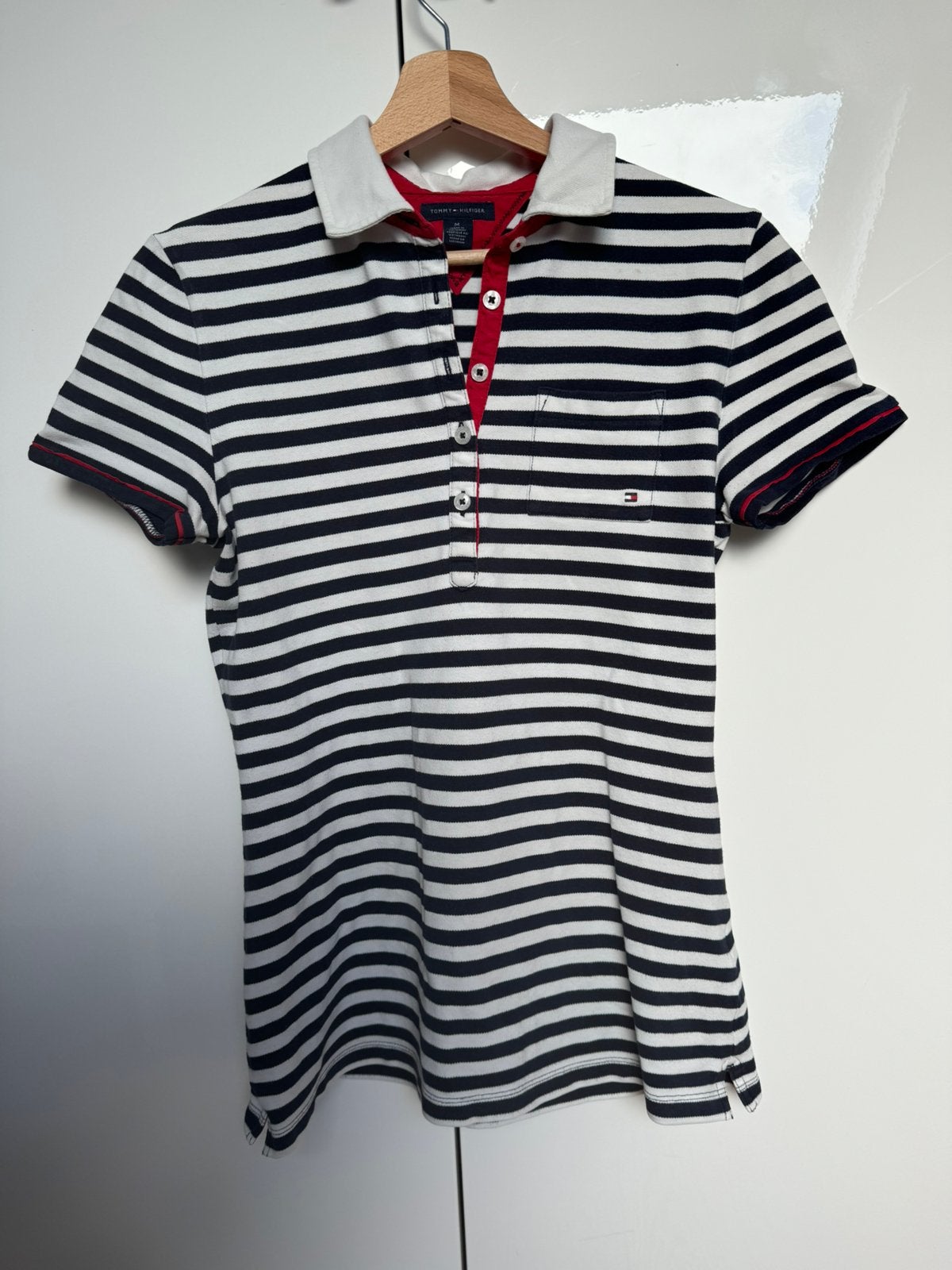 Polo Tommy Hilfiger maat M, Kleding | Dames, T-shirts, Maat 38/40 (M), Blauw, Ophalen of Verzenden, Korte mouw