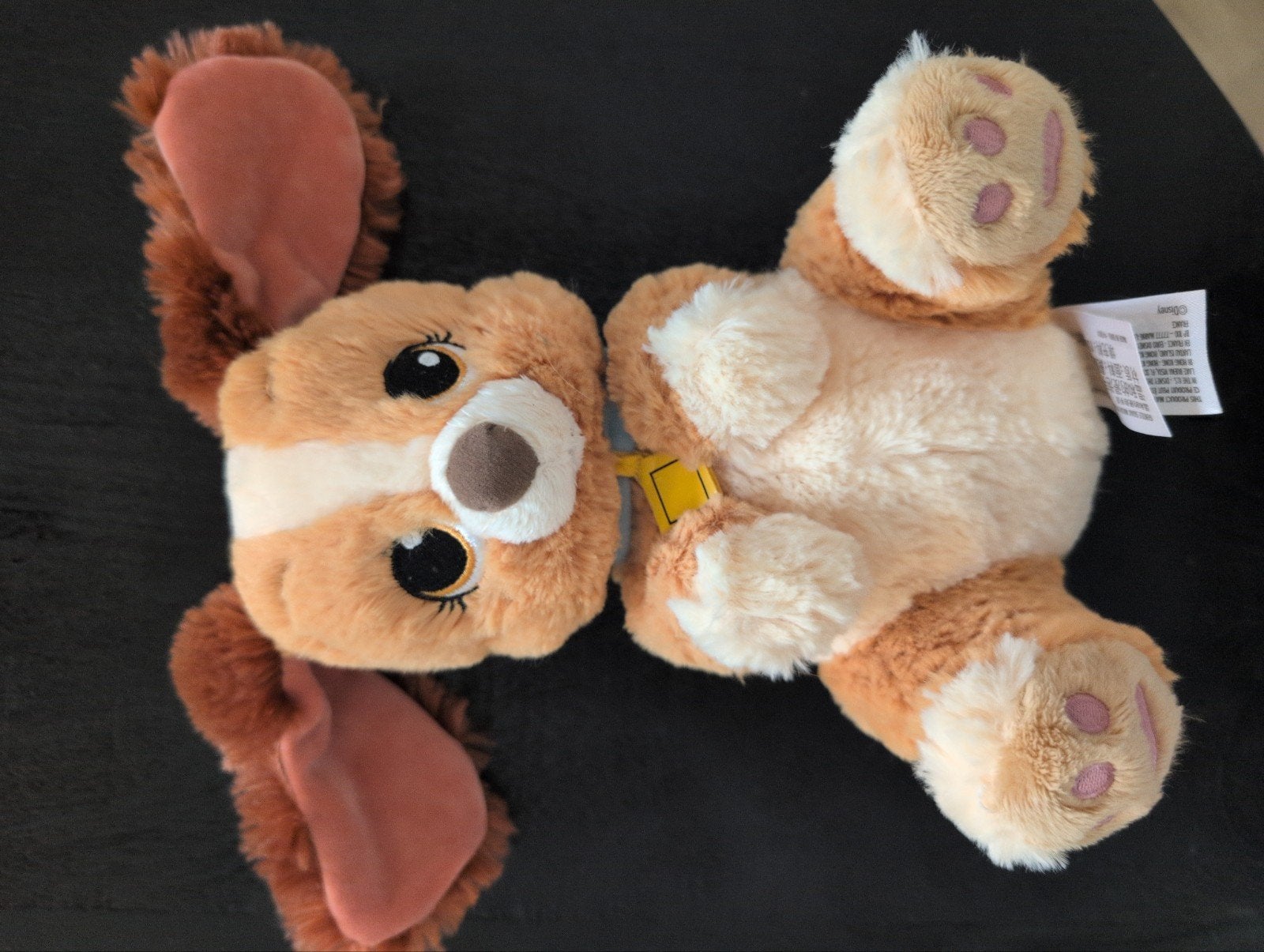 Schattige knuffelhond met lange oren, Overige merken, Overige karakters, Middelgroot (20 tot 80 cm), Bruin