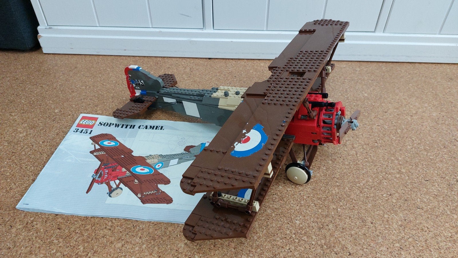 Lego 3451 Sopwith Camel., Kinderen en Baby's, Speelgoed | Duplo en Lego, Gebruikt, Overige thema's, Lego, Ophalen of Verzenden