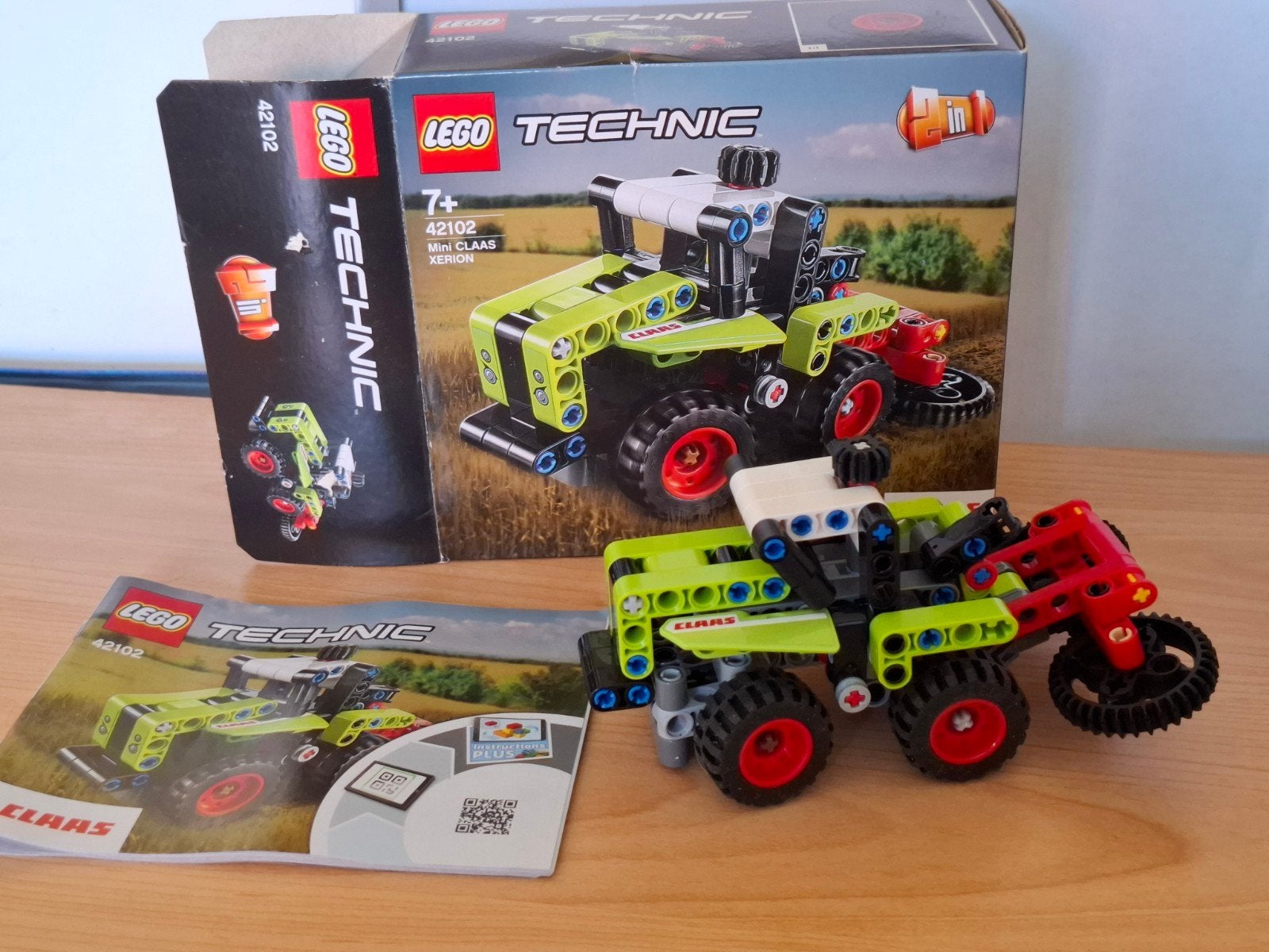 Lego Technic 42102 Mini CLAAS XERION, Inclusief instructies, Lego, Ophalen of Verzenden, Zo goed als nieuw