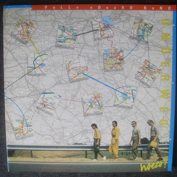 Polle Eduard Band - Onderweg... Hoezo ? (LP), Gebruikt, Inclusief insert, 1980 - 1989, Ophalen of Verzenden
