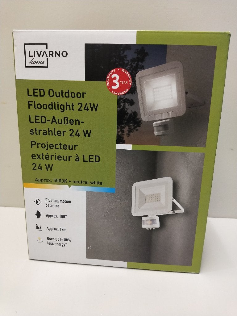 Buitenlamp met bewegingsmelder - merk Livarno, Tuin en Terras, Buitenverlichting, Minder dan 50 watt, Wandlamp, Led, Ophalen of Verzenden