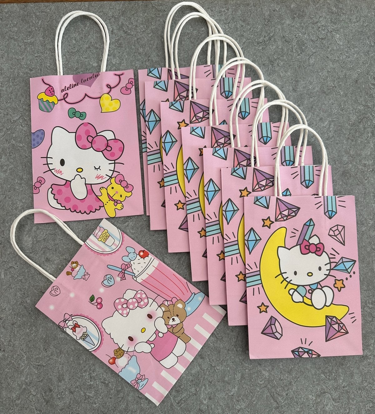 9x uitdeelzakje Hello Kitty, Ophalen of Verzenden, Nieuw
