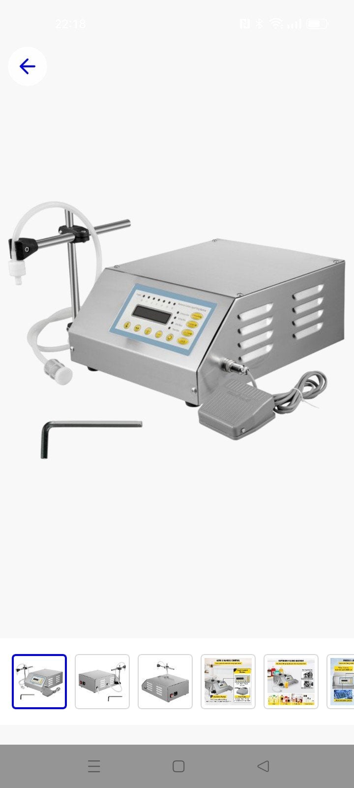 NIEUW: VEVOR GFK160 Digitale Vloeistof Vulmachine, Ophalen, Nieuw