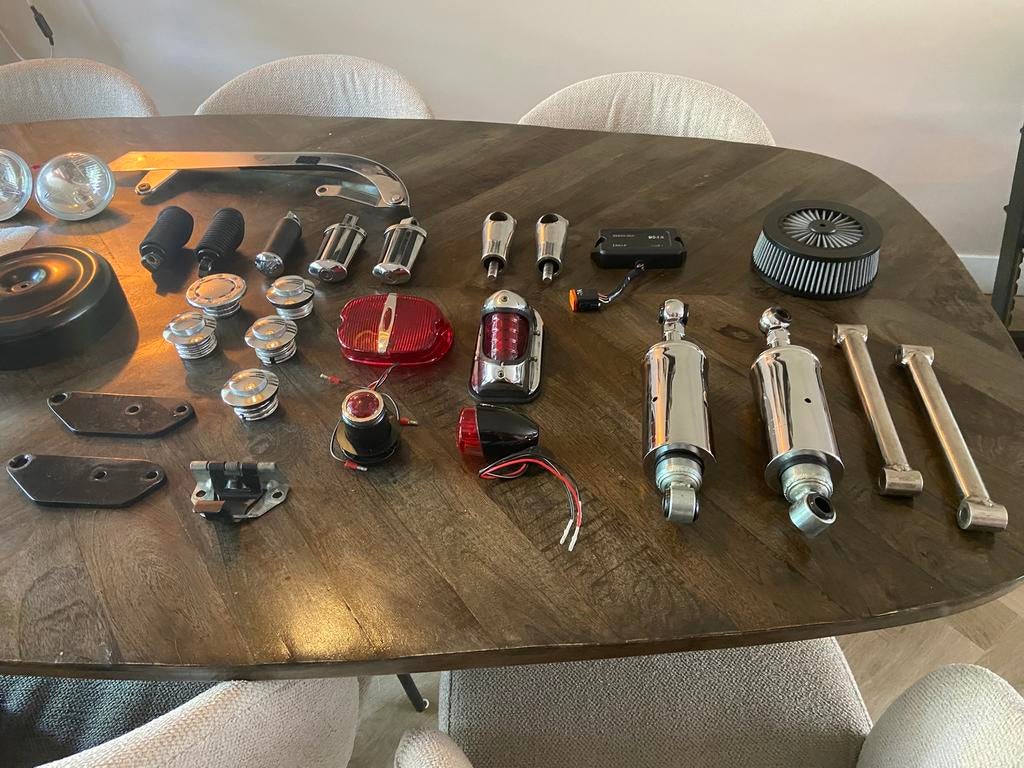 Veel Harley Davidson (softail en FXR) onderdelen, Ophalen of Verzenden