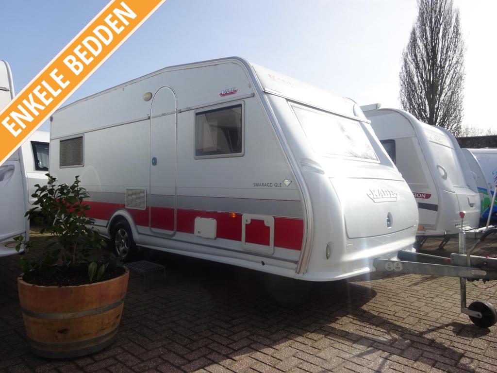 Kabe Smaragd 540 Enkele Bedden + Mover, Caravans en Kamperen, Rondzit, Schokbreker, Bedrijf, Kabe