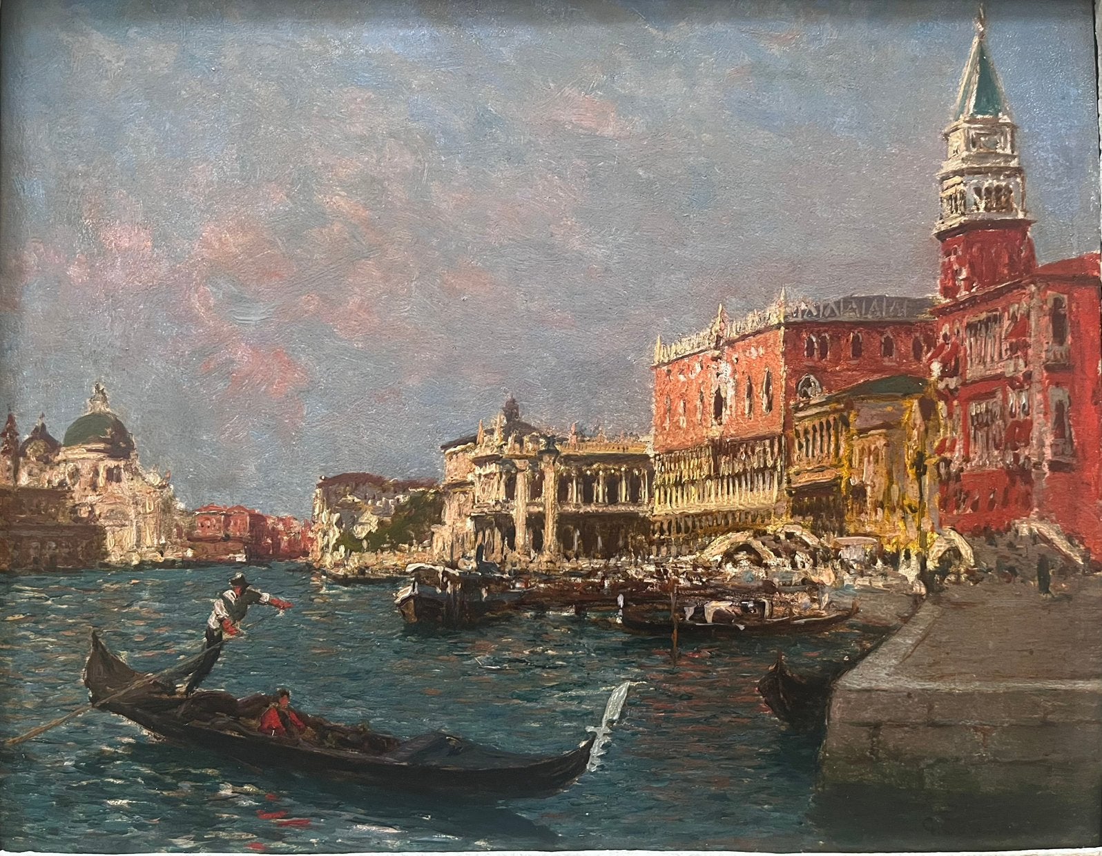 Stadgezicht Venetië door Gaston Boucart (1878-1962), Antiek en Kunst, Ophalen of Verzenden