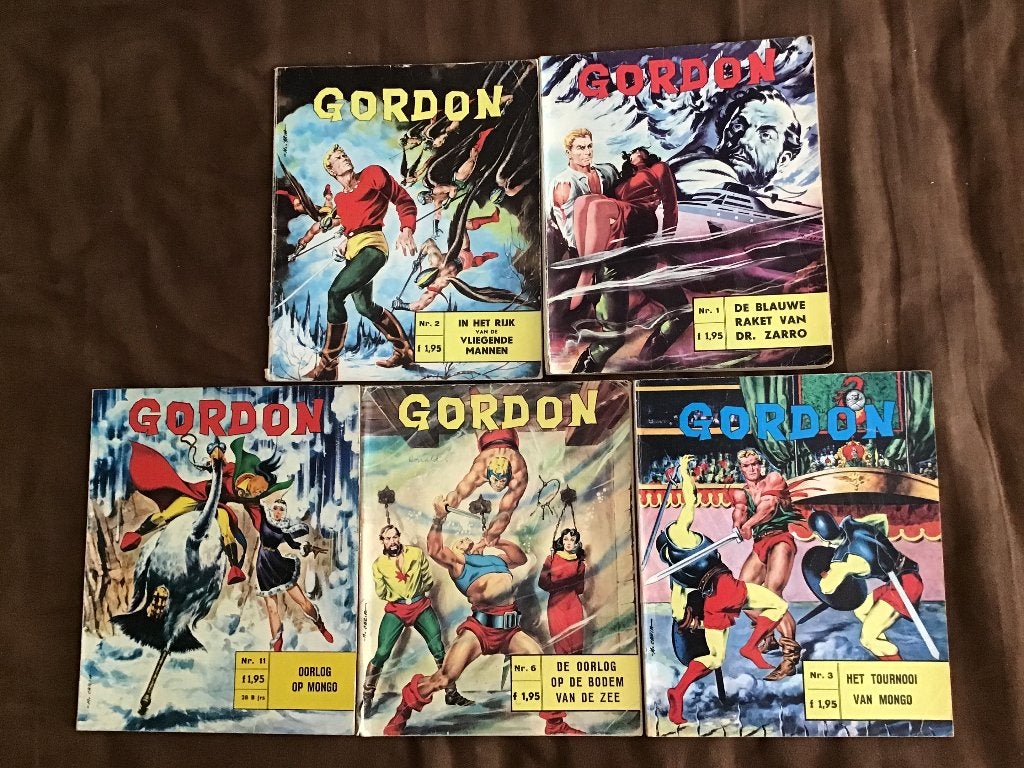 7 delen Flash Gordon door Alex Raymond en Dan Barry., Meerdere comics, Ophalen of Verzenden, Gelezen, Amerika