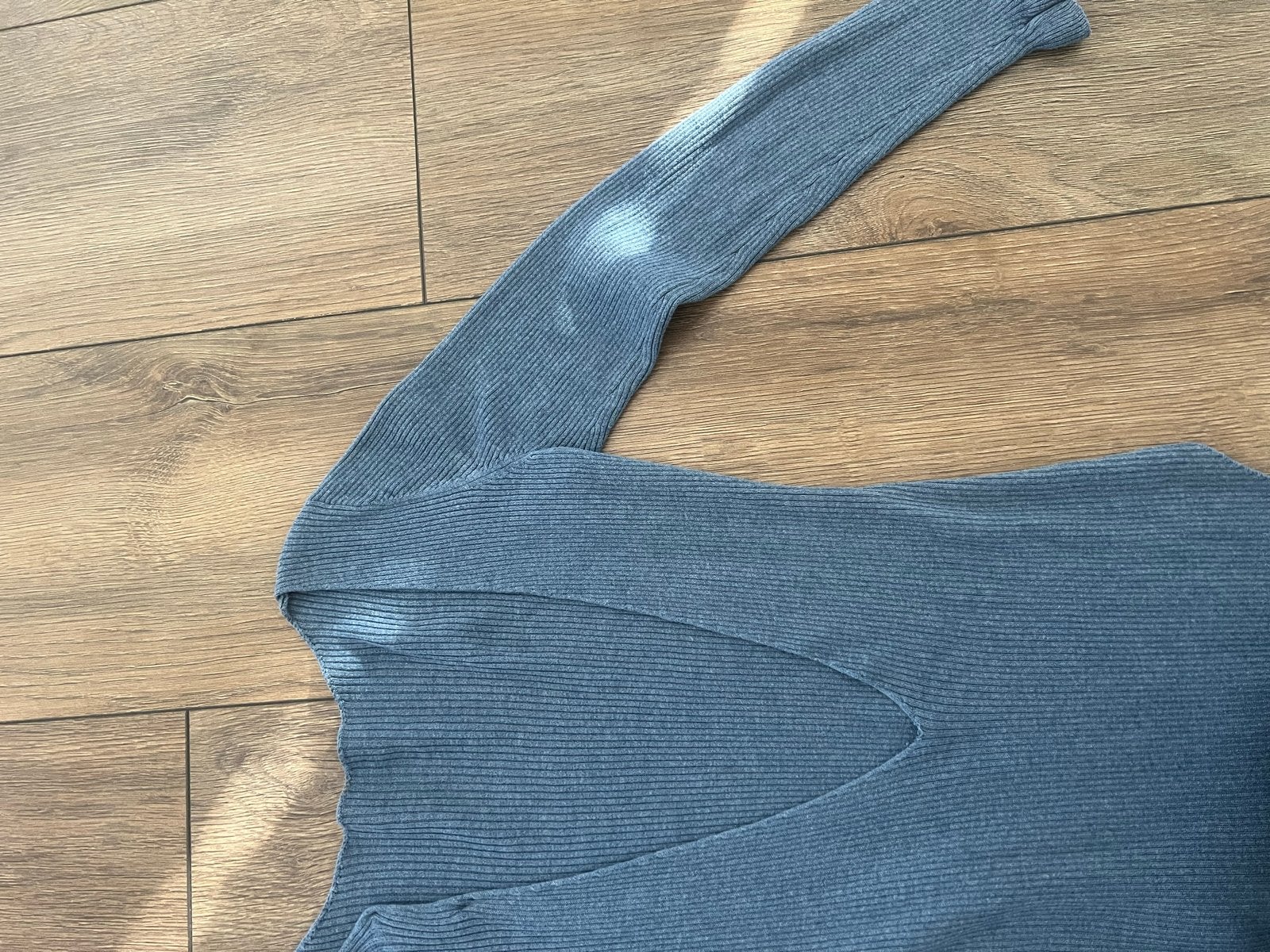 SÉZANE Bodysuit met open rug en lange mouwen - Maat L, Kleding | Dames, Maat 38/40 (M), Blauw, Ophalen of Verzenden, Lange mouw