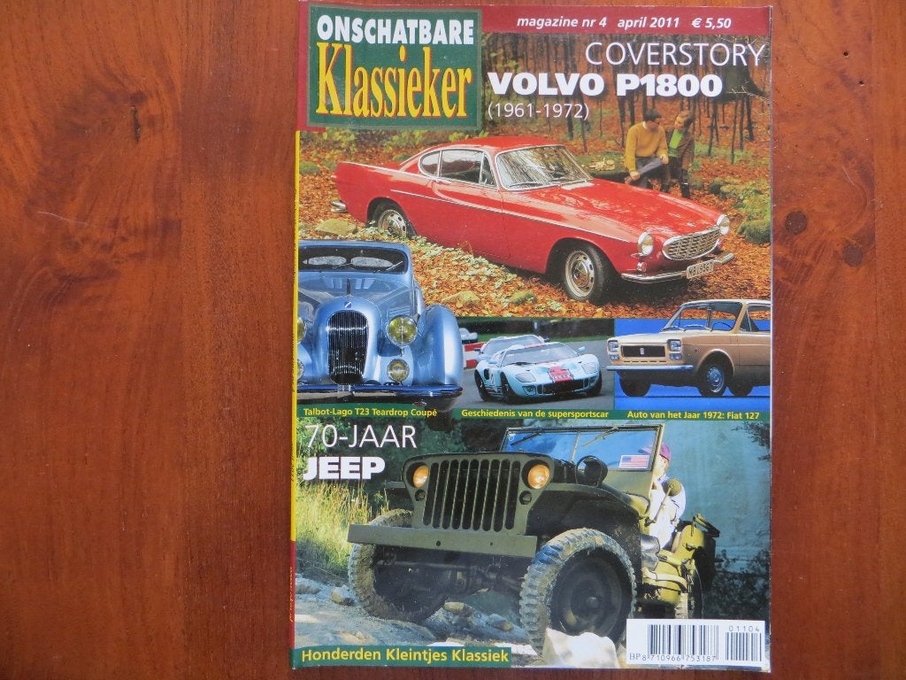 Onschatbare Klassieker 4 2011 Volvo P1800 (’61-72), Fiat 127, Ophalen of Verzenden, Nieuw, Volvo